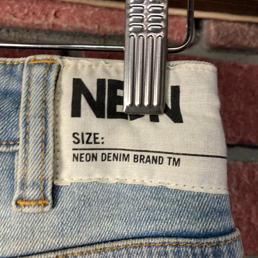 NEON JEANS| High rise Slim flare | size 27 - Picture 5 of 6